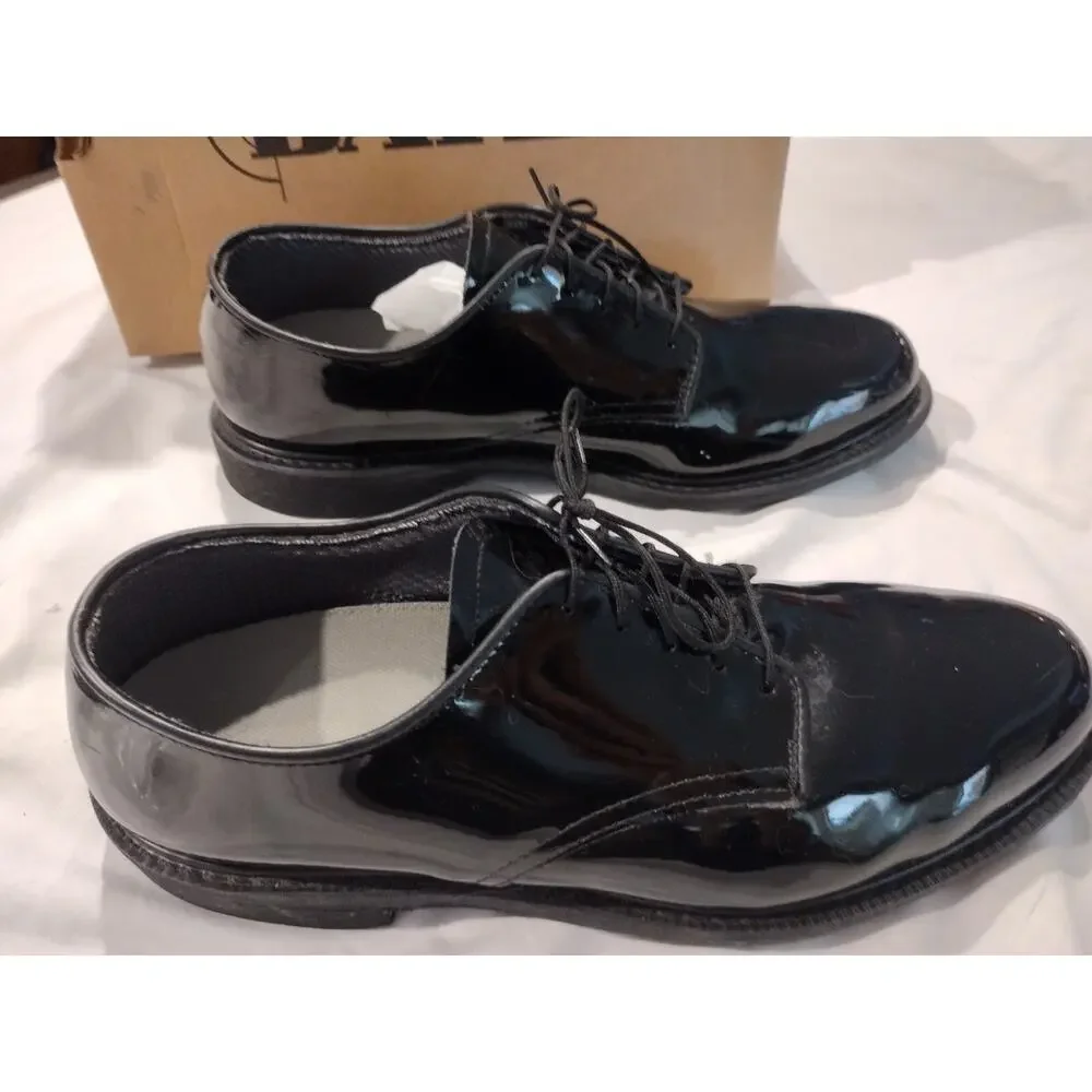 Bates Dress Shoes High Gloss 9U907 Men's Oxford for DLA-Troop Support Sz 9.5D